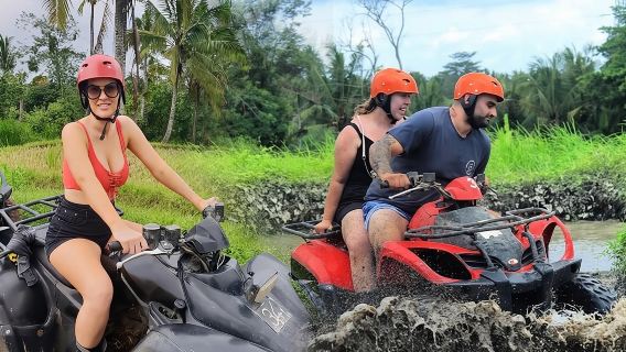 Bali Quad Bike Abenteuer - Affenwald und Wasserfall