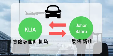吉隆坡国际机场 与新山 之间 【点对点专车接送服务】
