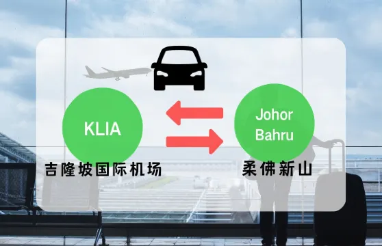 吉隆坡国际机场 与新山 之间 【点对点专车接送服务】