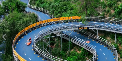 杭州包車到OMG心跳樂園·馬嶺天觀·馬嶺古道·時間位置可修改