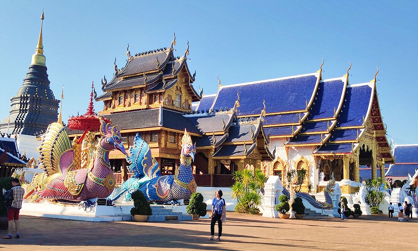 เชียงใหม่: ปีนผาที่อุทยานแห่งชาติน้ำตกบัวตอง-น้ำพุเจ็ดสี + ทัวร์ครึ่งวันที่วัดเด่นสะหลีศรีเมืองแกน (วัดบ้านเด่น)​