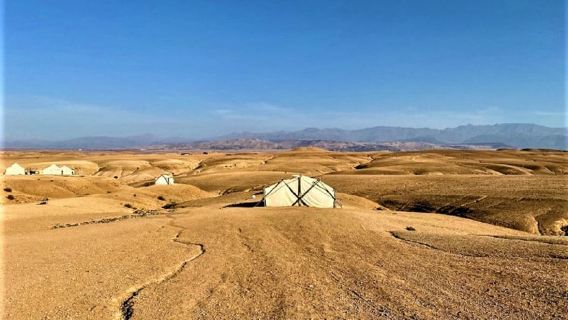 Cena en el desierto de Agafay desde Marrakech