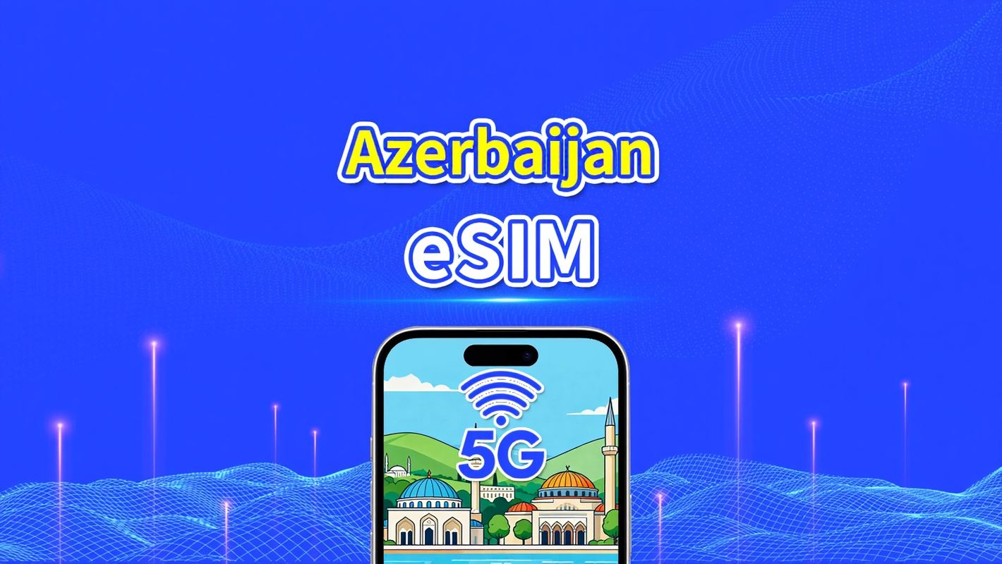 Azerbaijan eSIM | 5G/4G | Day Pass/Total Data Package | 1–30 days | 24-Hour Billing | QR code