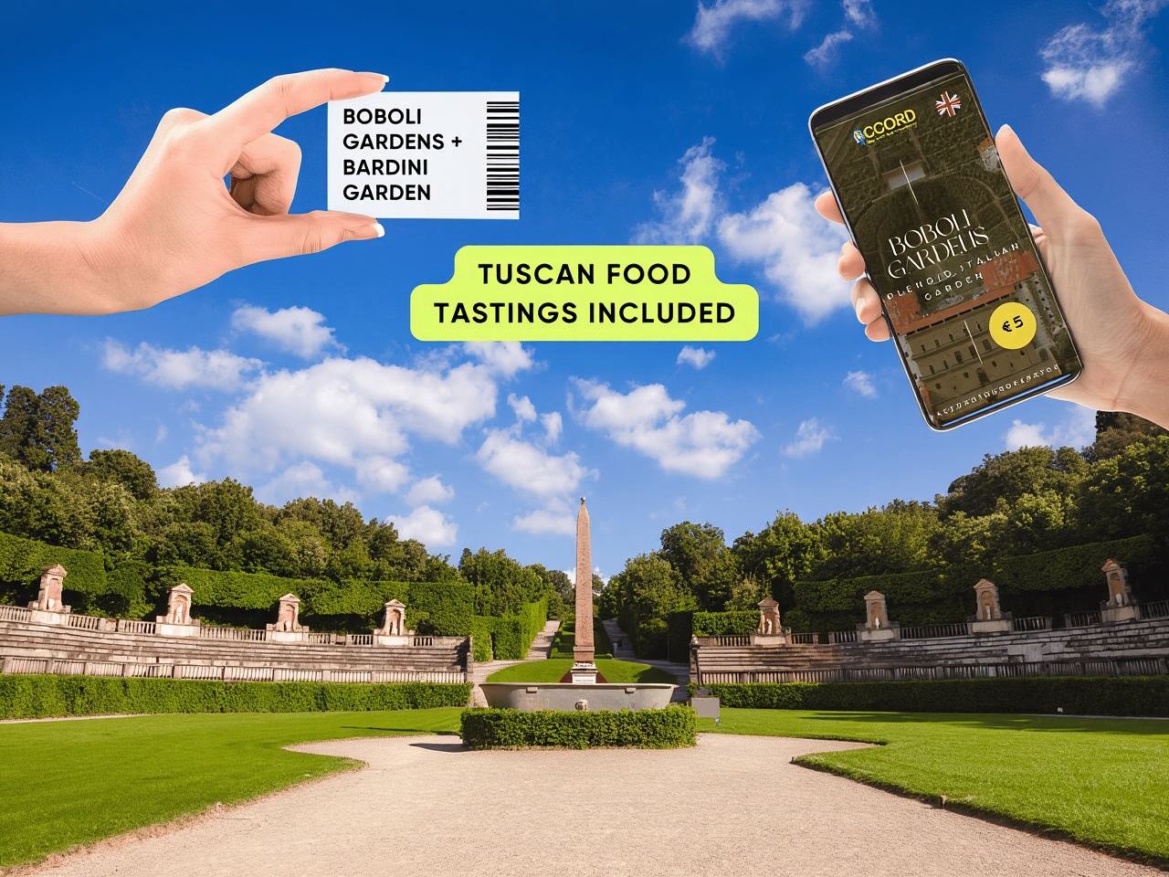 Florence: Boboli Gardens Reserved Entry Ticket & eBook