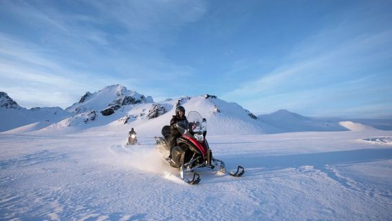 Golden Circle and Langjökull Snowmobiling