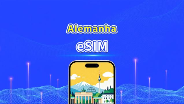 eSIM para Alemanha | 5G/4G | Pacote diário/de dados | 24 horas | 1-30 dias | Código QR