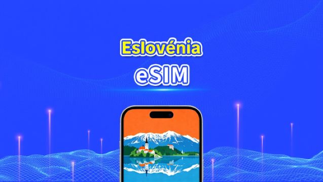 eSIM Eslovênia | Dados de alta velocidade | 5G/4G | Pacote diário/de dados | 24 horas | 1-30 dias | Código QR