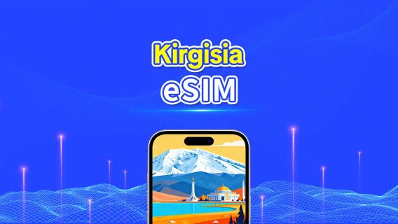 Kirgisian eSIM | 4G | nopea data | päiväpaketti/datapaketti | 24 tuntia | 1-30 päivää | QR-koodi