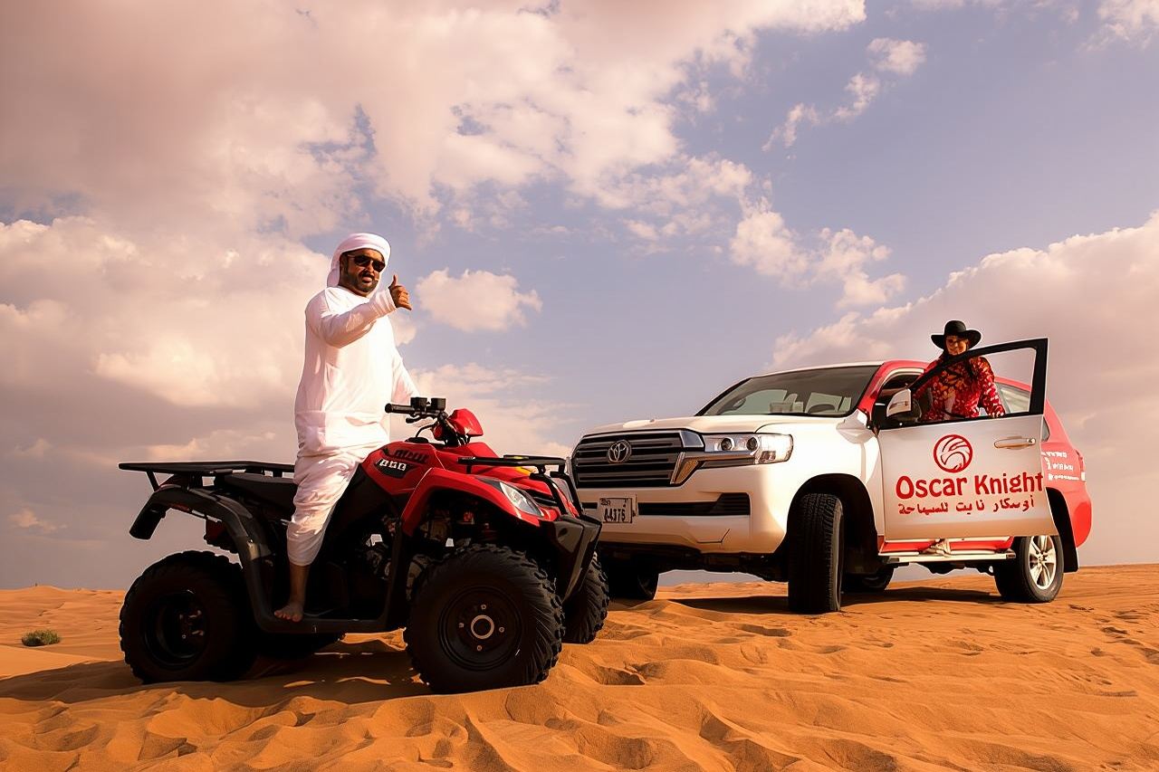 Dubai: quad, sandboarding, cammelli e rinfreschi