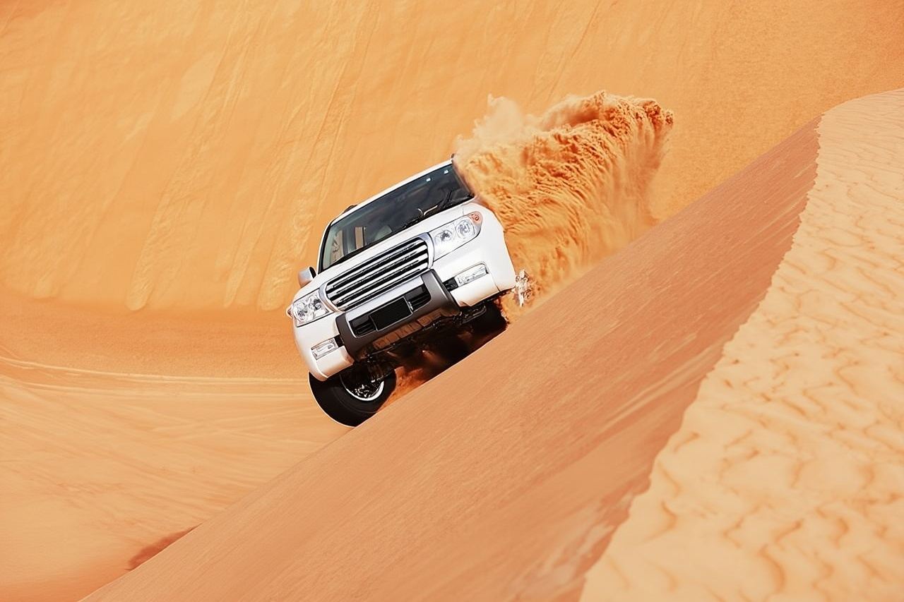 Arabian Night Safari with Camel Ride, Sandboard, BBQ & Live Shows