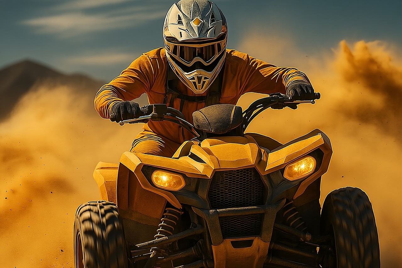 Cena con spettacolo nel deserto di Agafay con quad e cammelli