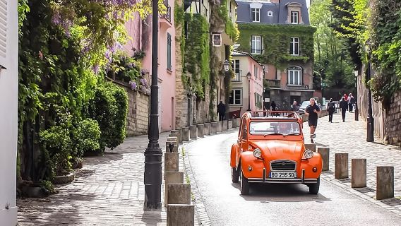 Avventura in 2CV d'epoca: tour di 2 ore alla scoperta dei segreti di Parigi