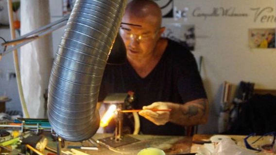 Privater Glasbläserkurs in Venedig