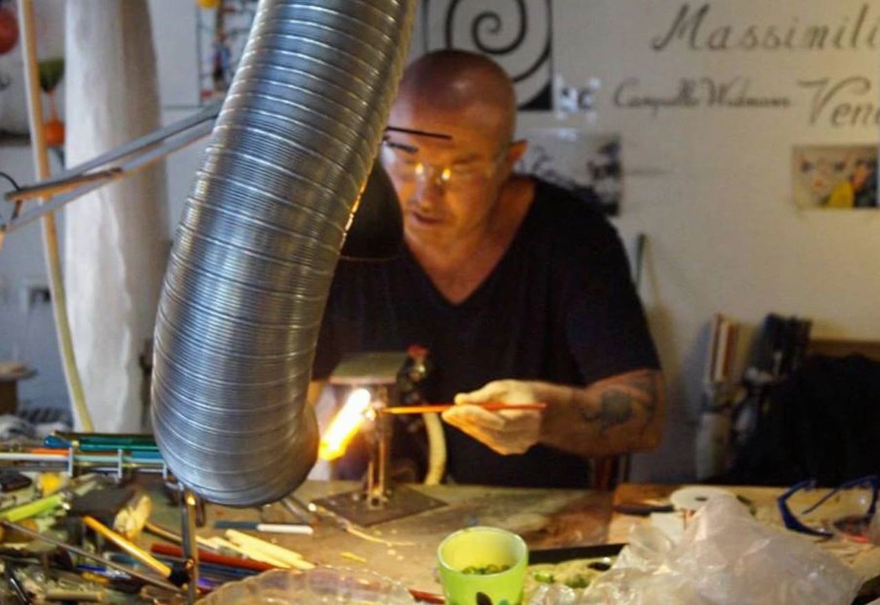 Kelas Pribadi Pembuatan Kaca Venesia