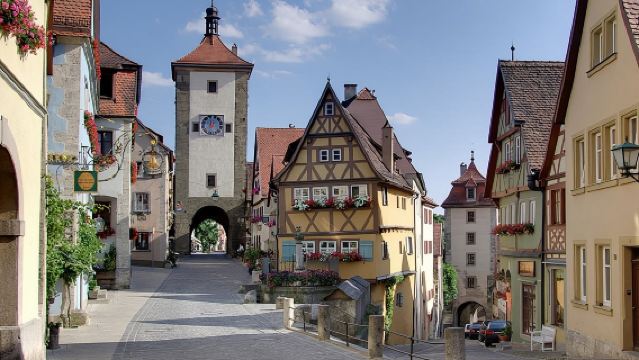 Escursione guidata di un giorno a Rothenburg partendo da Francoforte