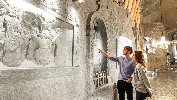 Visita guidata alla miniera di sale di Wieliczka da Cracovia: biglietto e trasferimento
