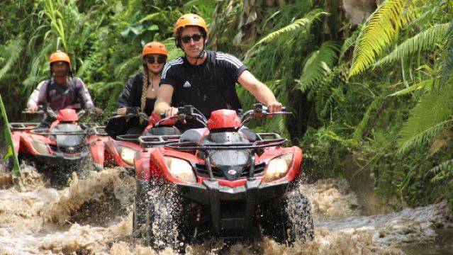 Bali Ubud Ayung River Rafting Kuber ATV Experience Single and Tandem Riding