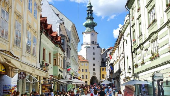 Bratislava: Private Walking Tour with Optional Beer Tasting