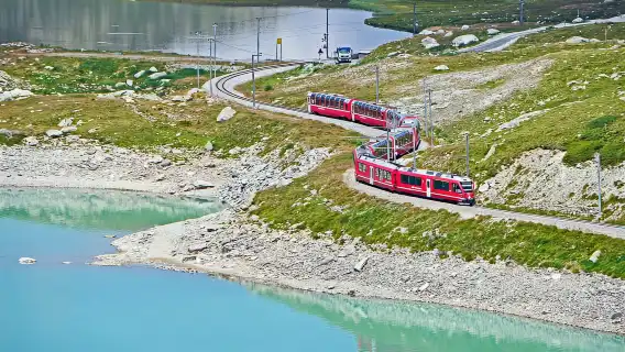 From Milan: Bernina Train and St. Moritz Day Trip