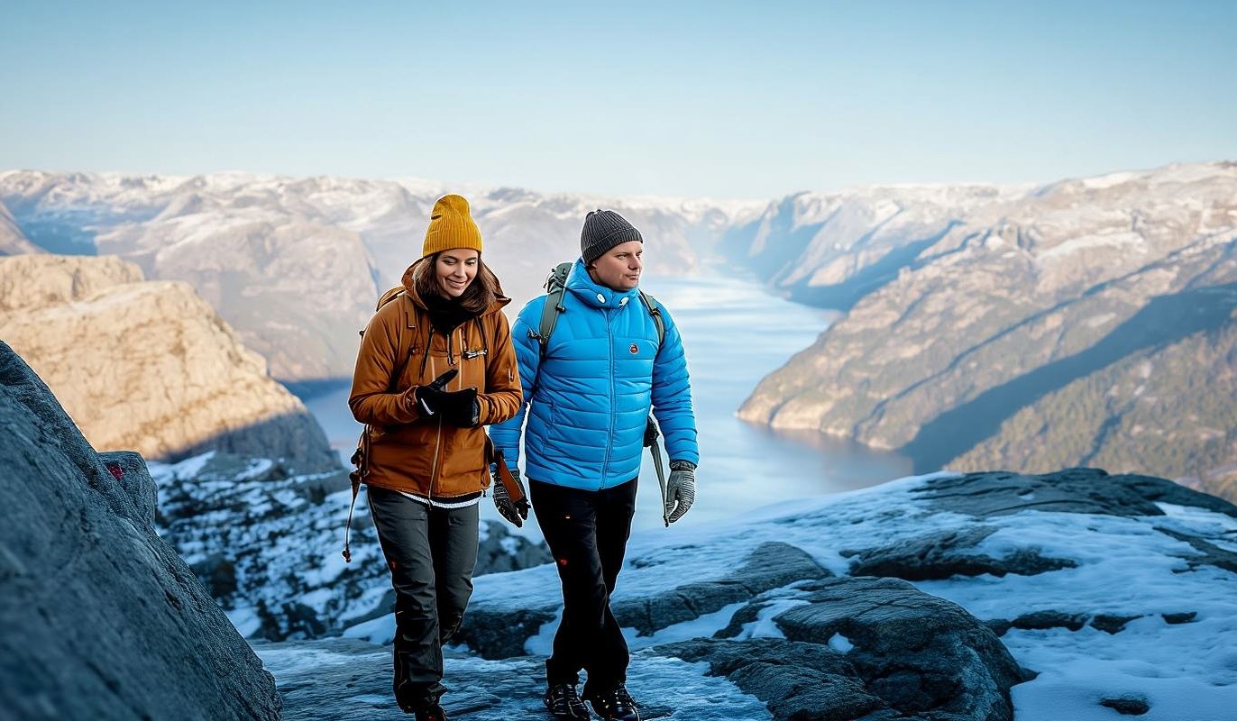 뤼세피오르+분류: 도둑질 당일 치기 여행 [뤼세피오르 유람선+분류: 도둑질 하이킹]
