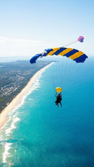 Noosa Skydiving Adventure on Australia's Sunshine Coast [Optional Photos & Videos]
