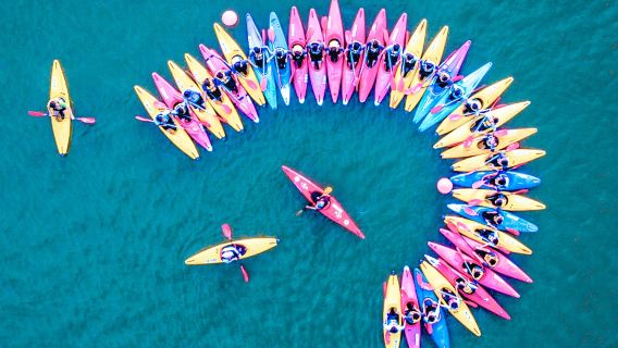 탈란 카약 3시간 [크라비 탈란 카약/코끼리 타기 또는 ATV 선택 가능, 맹그로브 숲 석양 바비큐]