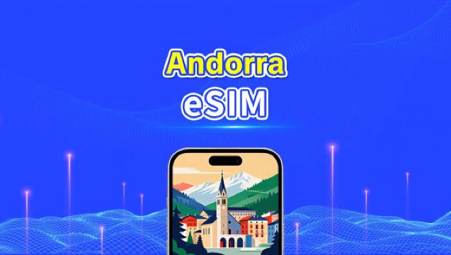 Andorra eSIM | Nopea nettiyhteys | 5G/4G | Päiväpaketti/datapaketti | 24 tunnin laskutus | 1–30 päivää | QR-koodi