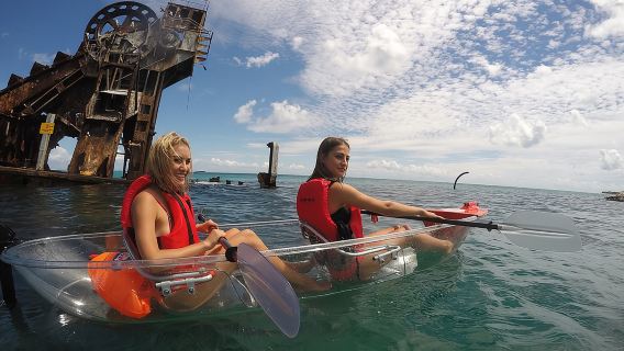 Moreton Island Day Trip (Kayak, Snorkel & Sandboard) frm Brisbane or Gold Coast