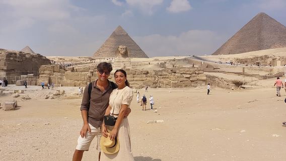 เหมาทัวร์ 8 ชั่วโมง พีระมิดกิซ่า อาหารกลางวัน ขี่อูฐ และพิพิธภัณฑ์อียิปต์