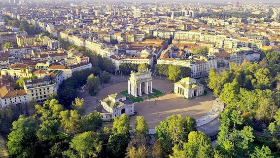 Milan Guided Tour of Branca Tower, Parco Sempione and Sforza Castle