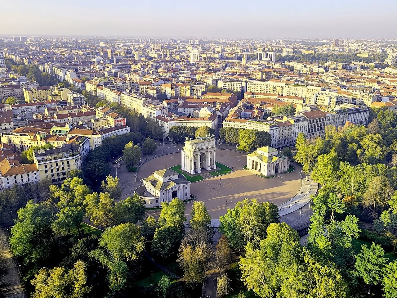 Milan Guided Tour of Branca Tower, Parco Sempione and Sforza Castle