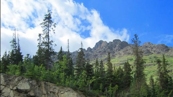Polarexpedition über Land über den Polarkreis