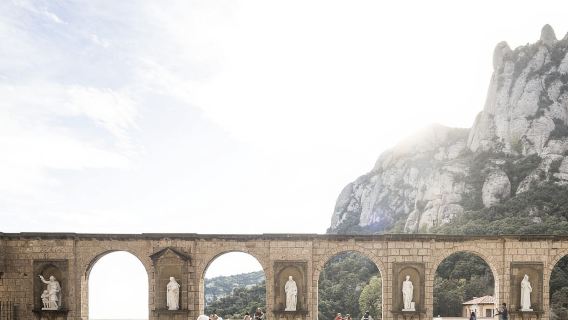 Half-day tour to Abbey of Montserrat from Barcelona, Spain with cogwheel train/Black Madonna