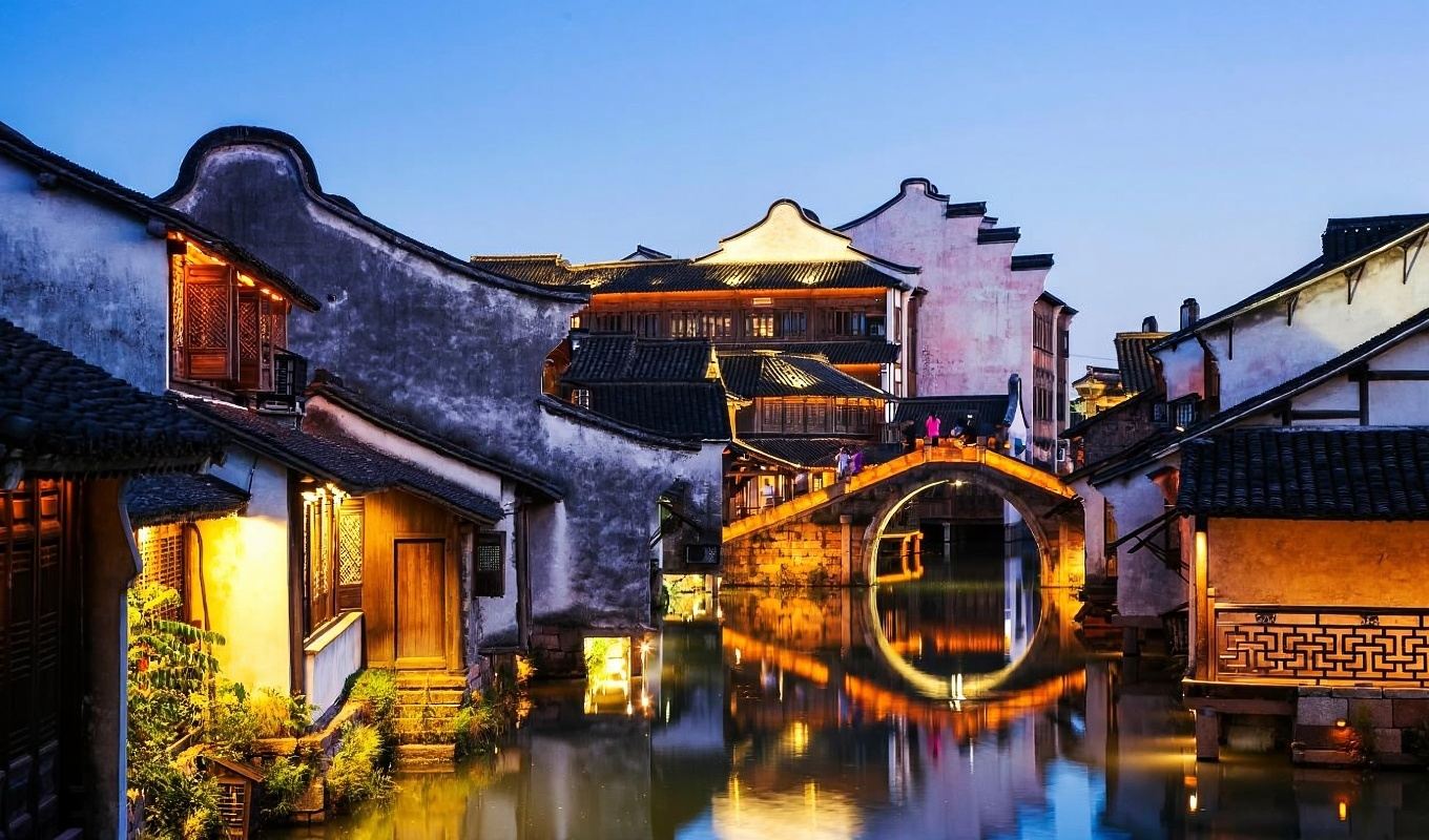 Partenza da Shanghai: Tour Giornaliero delle Antiche Città di Wuzhen e Nanxun