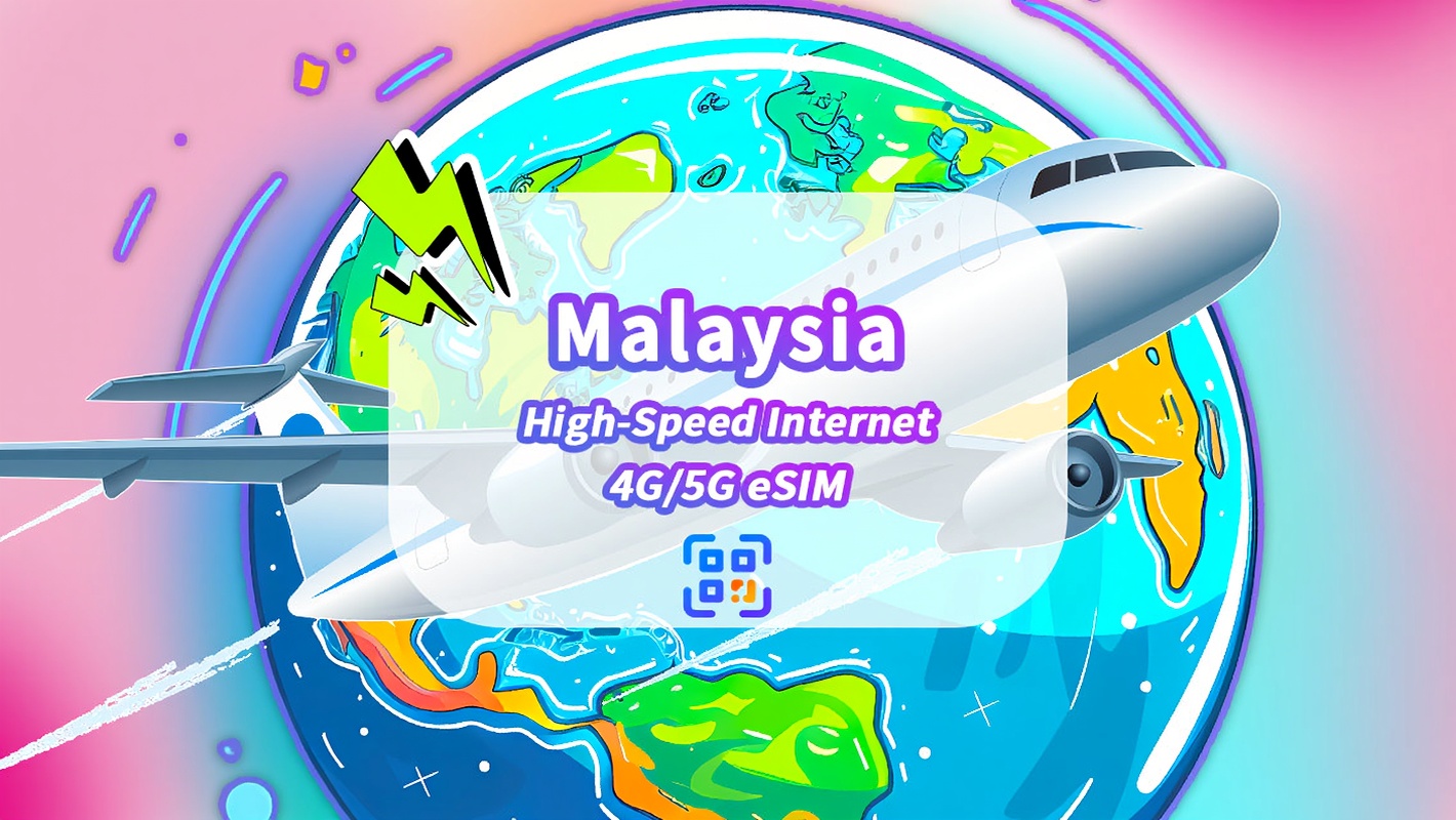 Malaysia eSIM | 5G/4G | Day Pass/Total Package | Natural Day Billing | 1-30 days | QR code