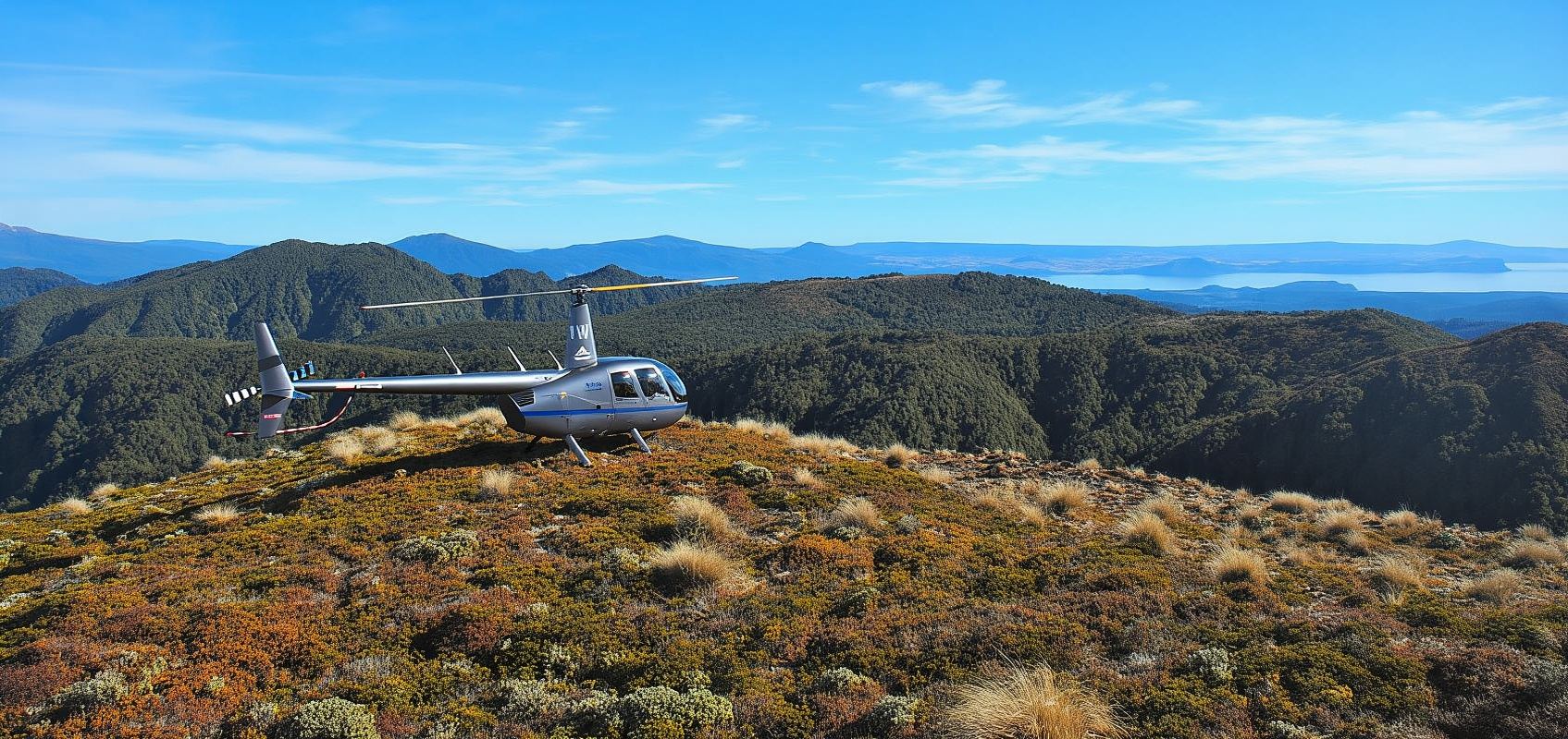 Taupo: Helicopter Flight Over Huka Falls and Maori Carvings