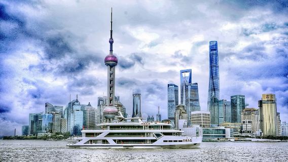 Autobus business | Guida in inglese | Oriental Pearl Tower + Shanghai Eternal Love + Crociera sul fiume Huangpu