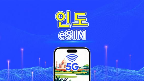 인도 eSIM | 4G | 일간/총량 데이터 패키지 | 1–30일 | 자연일 과금 | QR 코드
