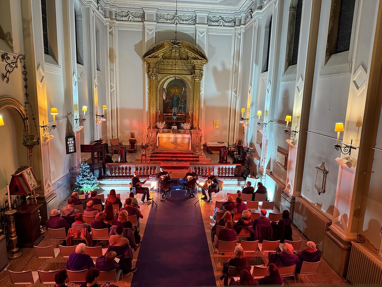 Venice: concert byI MandolinVenice Quartet in St. George's Church.