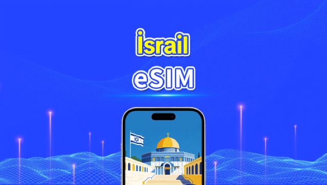 İsrail eSIM | 5G/4G | Günlük Paket/Veri Paketi | 1-30 Gün | 24 Saatlik Faturalandırma | QR Kodu