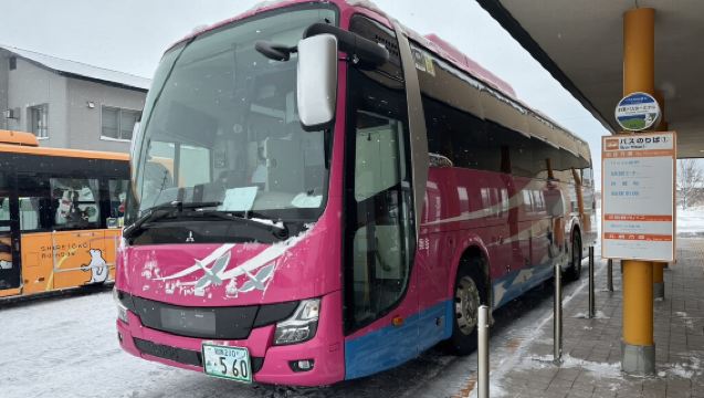 Night direct bus from Sapporo to Utoro hot spring in Shiretoko Shari, Hokkaido