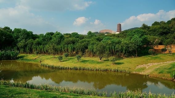 Half Day Private Tour to Niushoushan Cultural Park in Nanjing