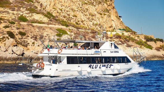 From Trapani: Egadi Islands tour with lunch on board