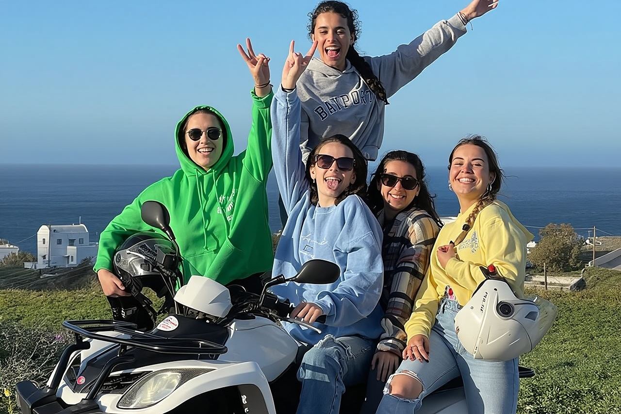 Tour dei punti salienti di Santorini in ATV