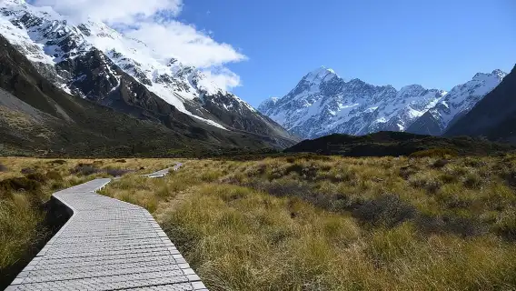 Christchurch to Queenstown via Lake Tekapo and Mt Cook (1 way)