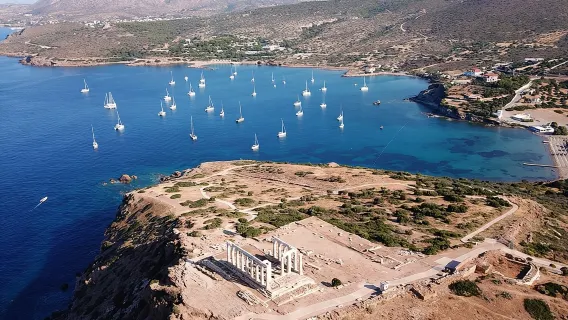 Poseidontempel und Kap Sounion Sonnenuntergangstour mit Audioguide