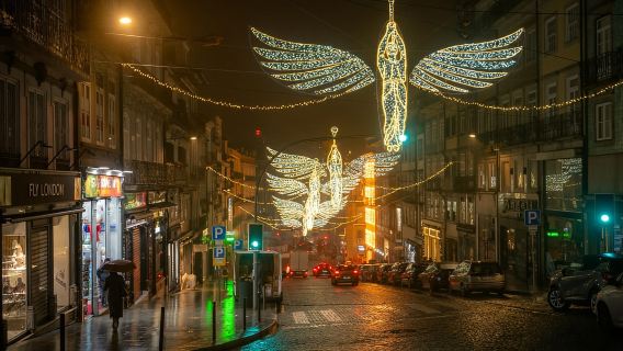 Porto: Tour đi bộ ngắm đèn Giáng sinh riêng tư và linh hoạt