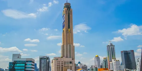 泰國曼谷彩虹雲霄拜約克摩天塔Baiyoke Sky Hotel 自助餐