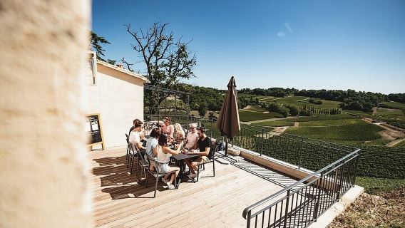 Jednodniowa wycieczka po winnicach St-Emilion i Médoc: wizyty w zamkach, degustacje i lunch