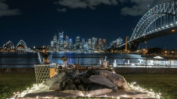 Luxury Picnic for 2 with Sydney Harbour Views at Kirribilli